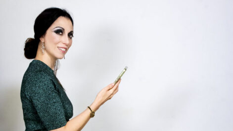 Silversnake Michelle fashion make up shooting 2024