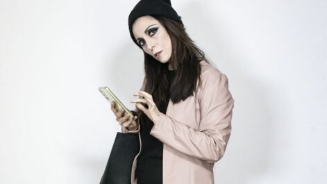 Silversnake Michelle fashion make up shooting 2024