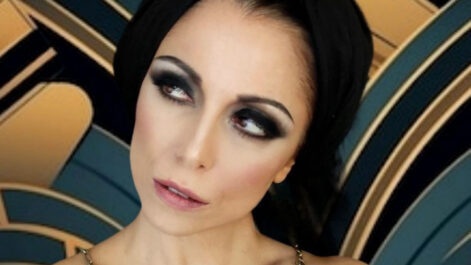 Silversnake Michelle fashion glam make up shooting 2024